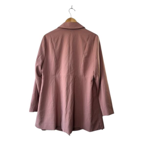 Torrid Twill A-Line Trench Button-Up Coat Women's 00 10 Mauve - Picture 7 of 7